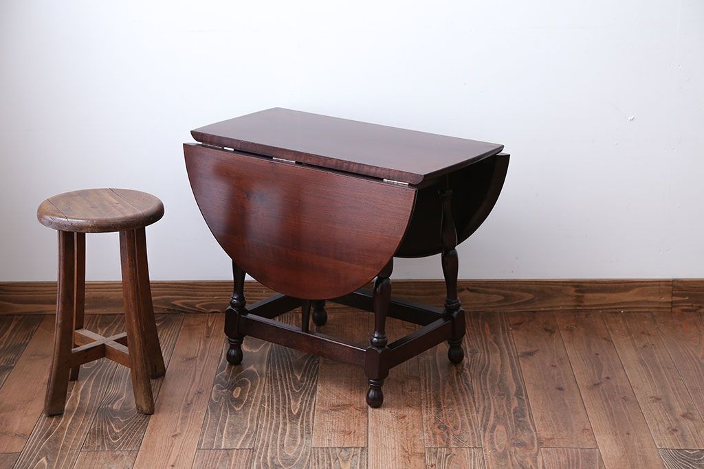 中古 松本民芸家具 小ぶりなバタフライテーブル | ラフジュ工房