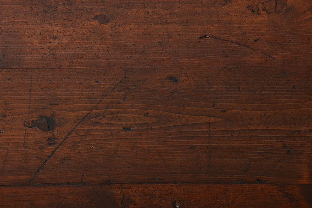 ラフジュ工房オリジナル 古材天板のダイニングテーブル(作業台)