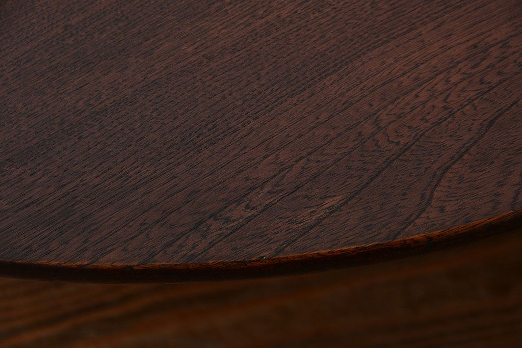レトロ家具　昭和レトロ　脚折り畳み式!古い木製のアンティーク丸ちゃぶ台