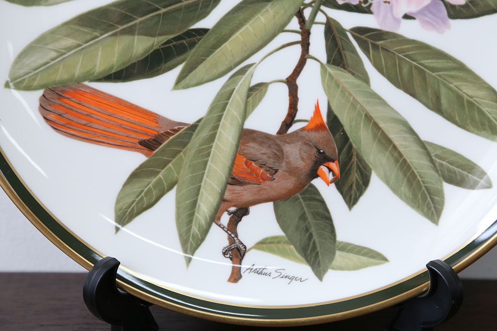 FRANKLIN PORCELAIN プレート コンプリートセット 世界の鳴き鳥