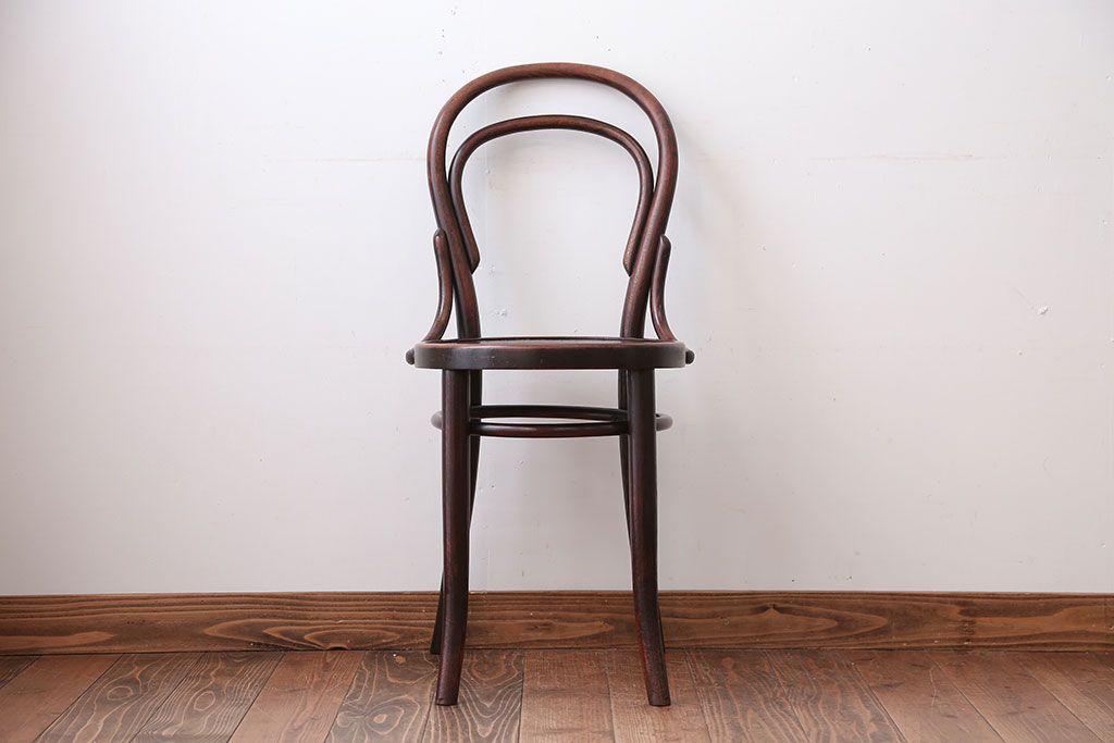 アンティーク家具　アンティーク　THONET(トーネット)社製バルーンバックベントウッドチェア(2)