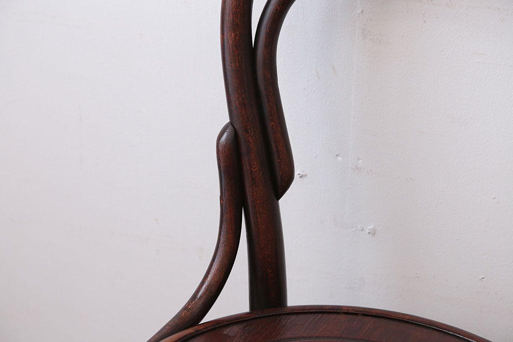 アンティーク家具　アンティーク　THONET(トーネット)社製バルーンバックベントウッドチェア(2)