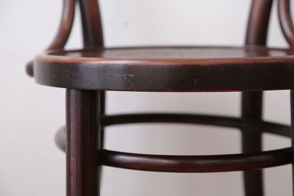 アンティーク家具　アンティーク　THONET(トーネット)社製バルーンバックベントウッドチェア(2)