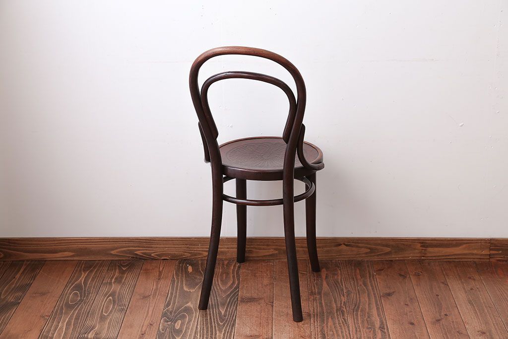 アンティーク家具　アンティーク　THONET(トーネット)社製バルーンバックベントウッドチェア(2)