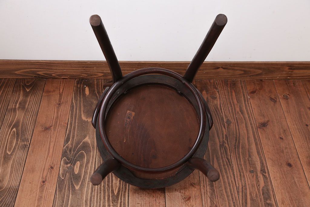 アンティーク家具　アンティーク　THONET(トーネット)社製バルーンバックベントウッドチェア(2)