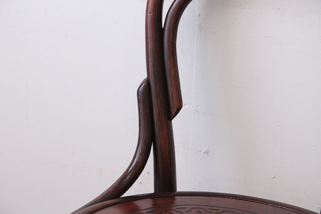 アンティーク家具　アンティーク　THONET(トーネット)社製バルーンバックベントウッドチェア(3)