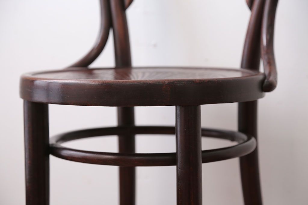 アンティーク家具　アンティーク　THONET(トーネット)社製バルーンバックベントウッドチェア(3)