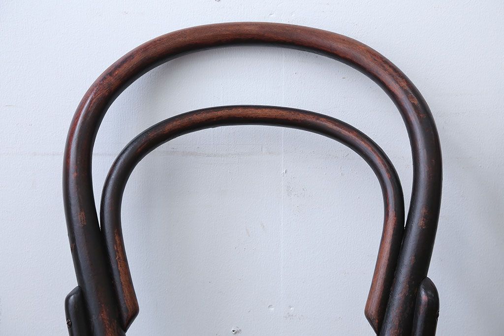 アンティーク家具　アンティーク　THONET(トーネット)社製バルーンバックベントウッドチェア2脚セット