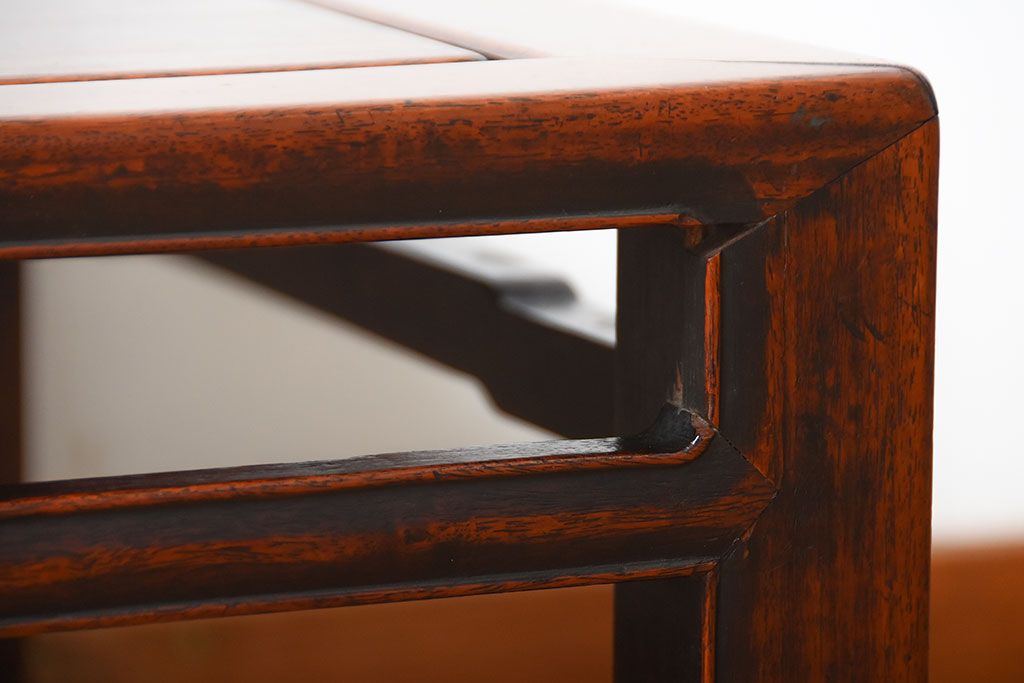 アンティーク家具　古民具・骨董　小ぶりな唐木の座卓