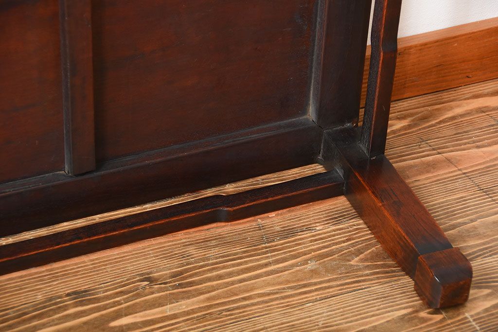 アンティーク家具　古民具・骨董　小ぶりな唐木の座卓