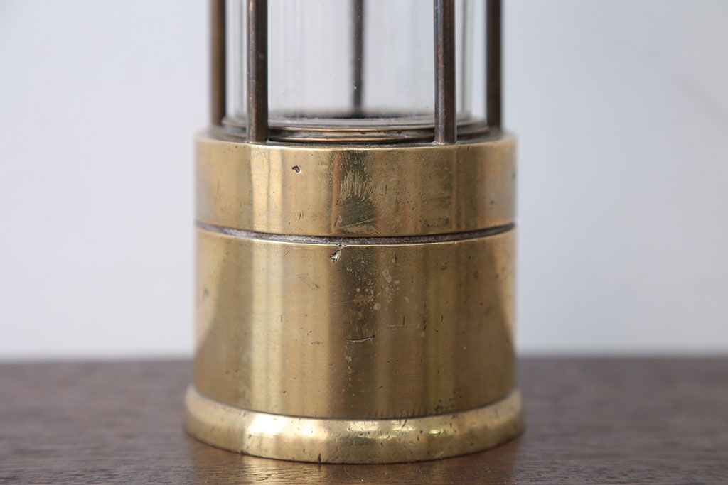 アンティーク雑貨　イギリスアンティーク　J.H.NAYLOR社製　Miners Safety Lamp(安全灯・ランプ)