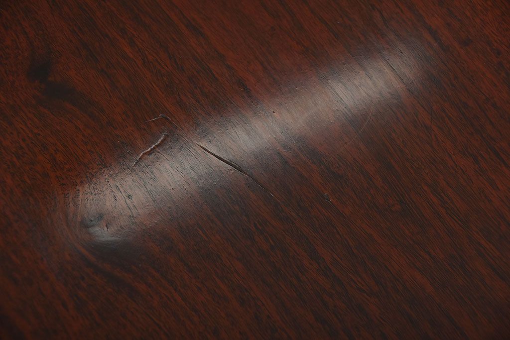 アンティーク　高級美品!彫刻が美しい唐木の大きな座卓