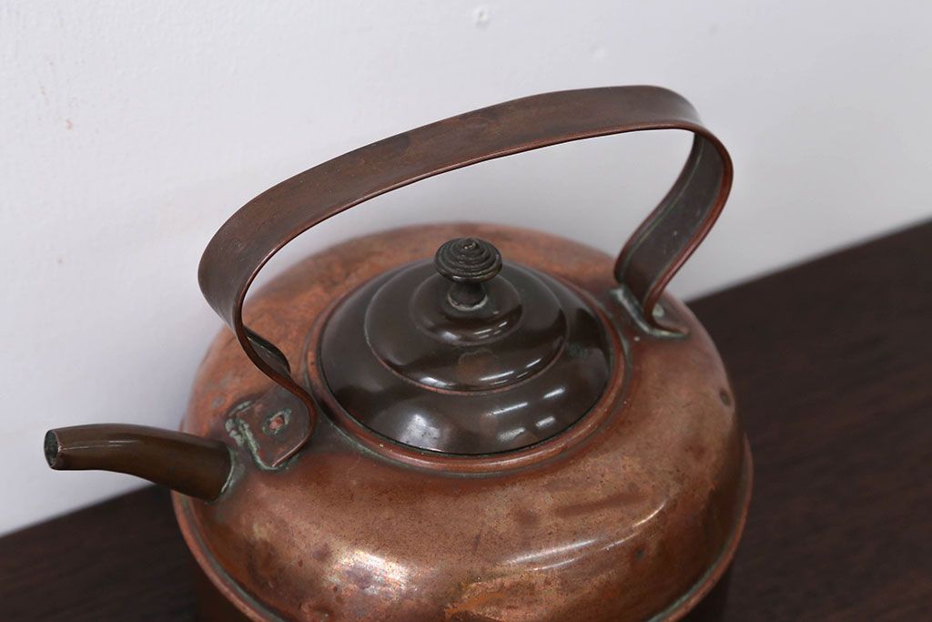 アンティーク雑貨 イギリスアンティーク 銅製のレトロなケトル(やかん) | ラフジュ工房
