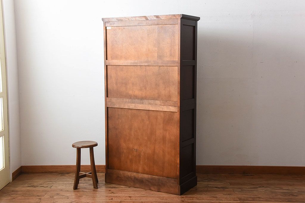 中古　北海道民芸家具　お洒落なカップボード