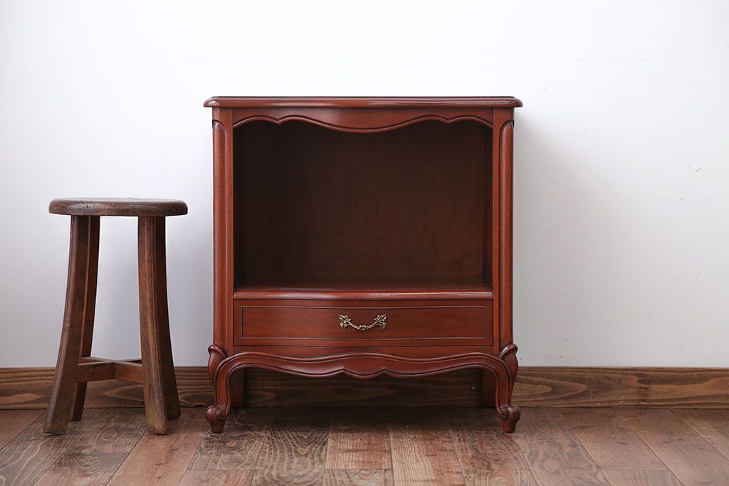中古　DREXEL HERITAGE(ドレクセルヘリテイジ)　Touraine(ツーレイン)シリーズ・マホガニー材ナイトテーブル(定価約15万円)