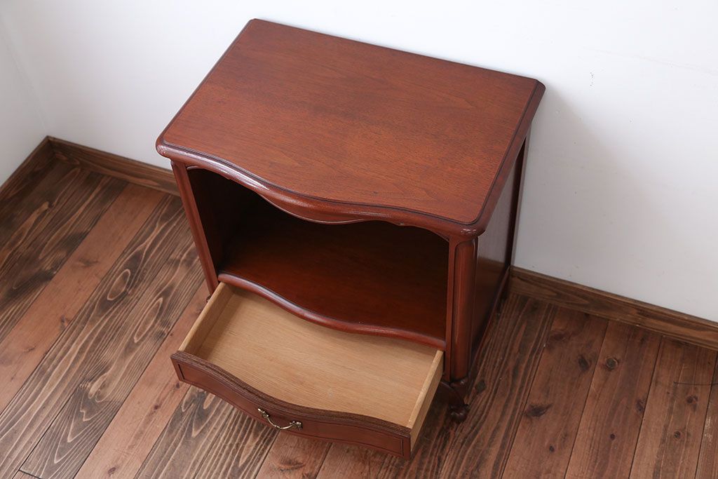中古　DREXEL HERITAGE(ドレクセルヘリテイジ)　Touraine(ツーレイン)シリーズ・マホガニー材ナイトテーブル(定価約15万円)