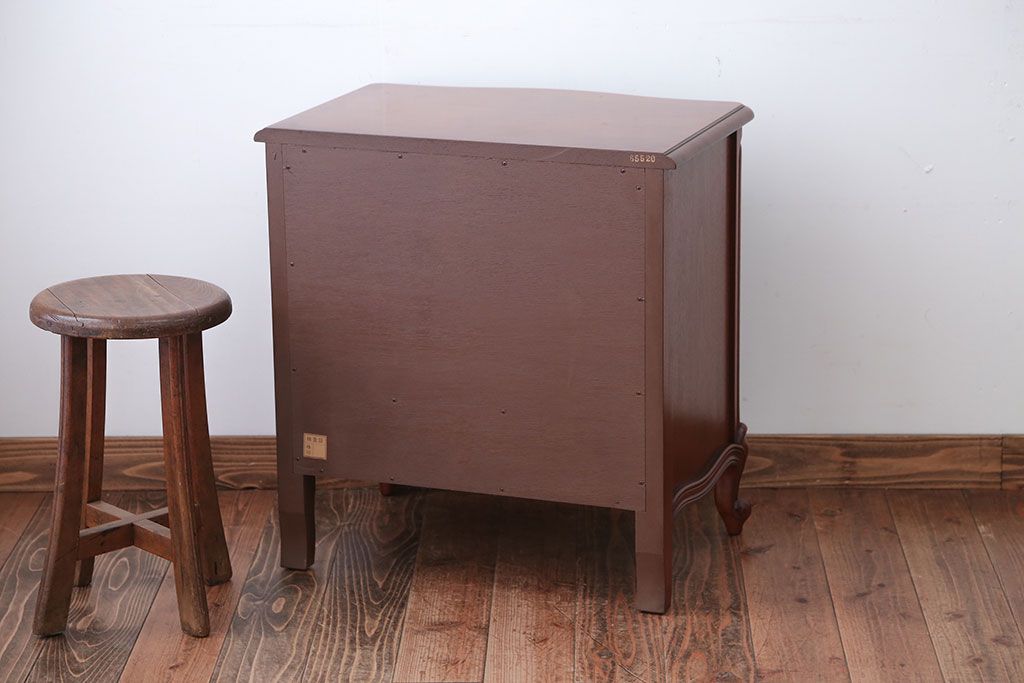 中古　DREXEL HERITAGE(ドレクセルヘリテイジ)　Touraine(ツーレイン)シリーズ・マホガニー材ナイトテーブル(定価約15万円)