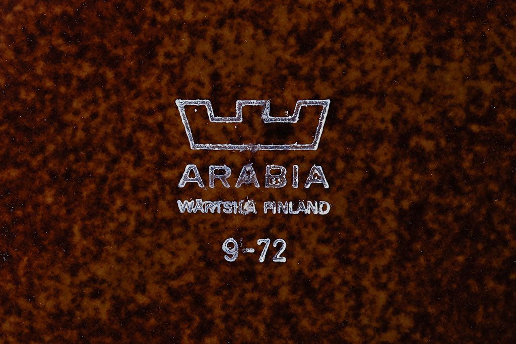 アンティーク雑貨　北欧ビンテージ　アラビア(ARABIA)・Mモデル　プレート2枚セット