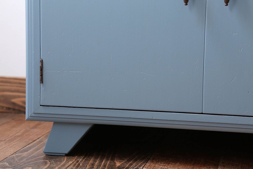 アンティーク家具　アンティーク　おしゃれなペイントレコードケース(収納棚)