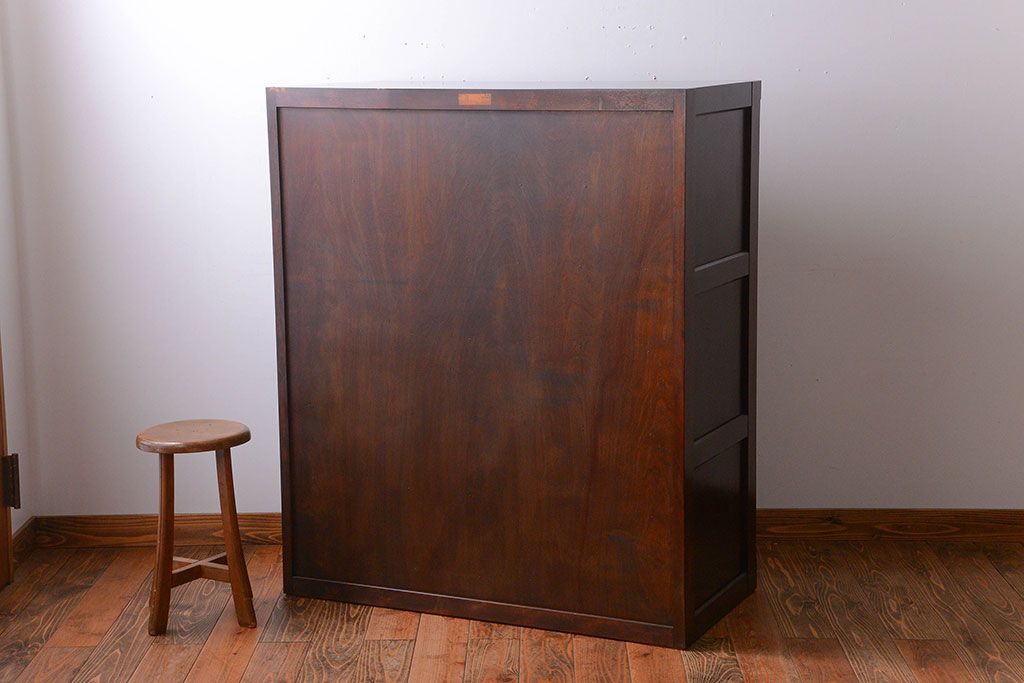 中古　松本民芸家具　D-34型高山式整理タンス(定価318000円)