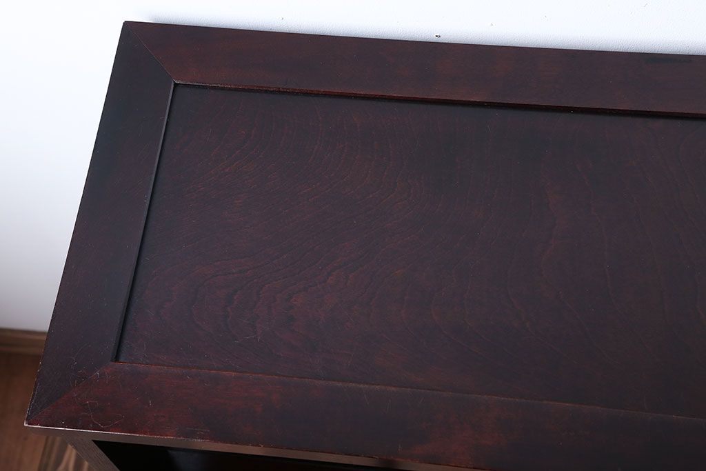 中古　北海道民芸家具　#105　茶箪笥(茶棚・飾り棚)(定価約17万円)