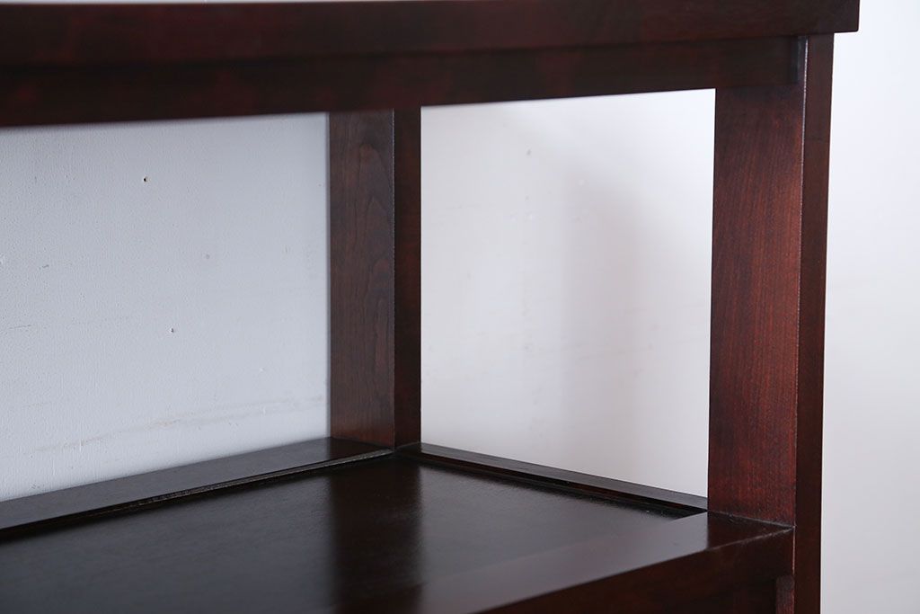 中古　北海道民芸家具　#105　茶箪笥(茶棚・飾り棚)(定価約17万円)