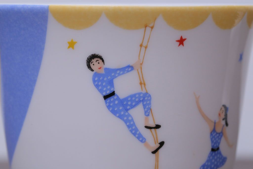アンティーク雑貨　HERMES(エルメス)　CIRCUS(サーカス)　カップ&ソーサー2客セット