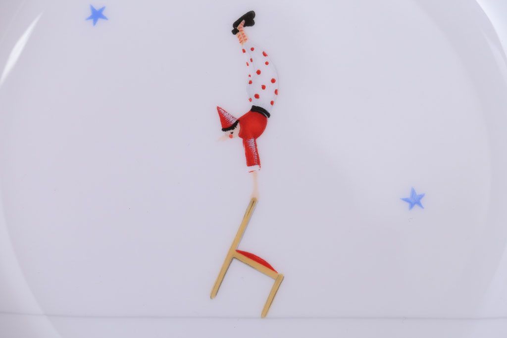 アンティーク雑貨　美品　HERMES(エルメス)　CIRCUS(サーカス)　プレート皿4枚セット