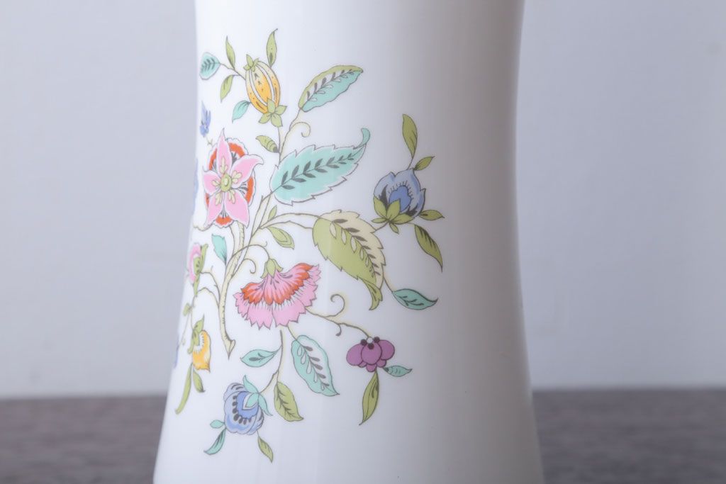 アンティーク雑貨　イギリスMINTON(ミントン)　Haddon Hall(ハドンホール)　花瓶・フラワーベース