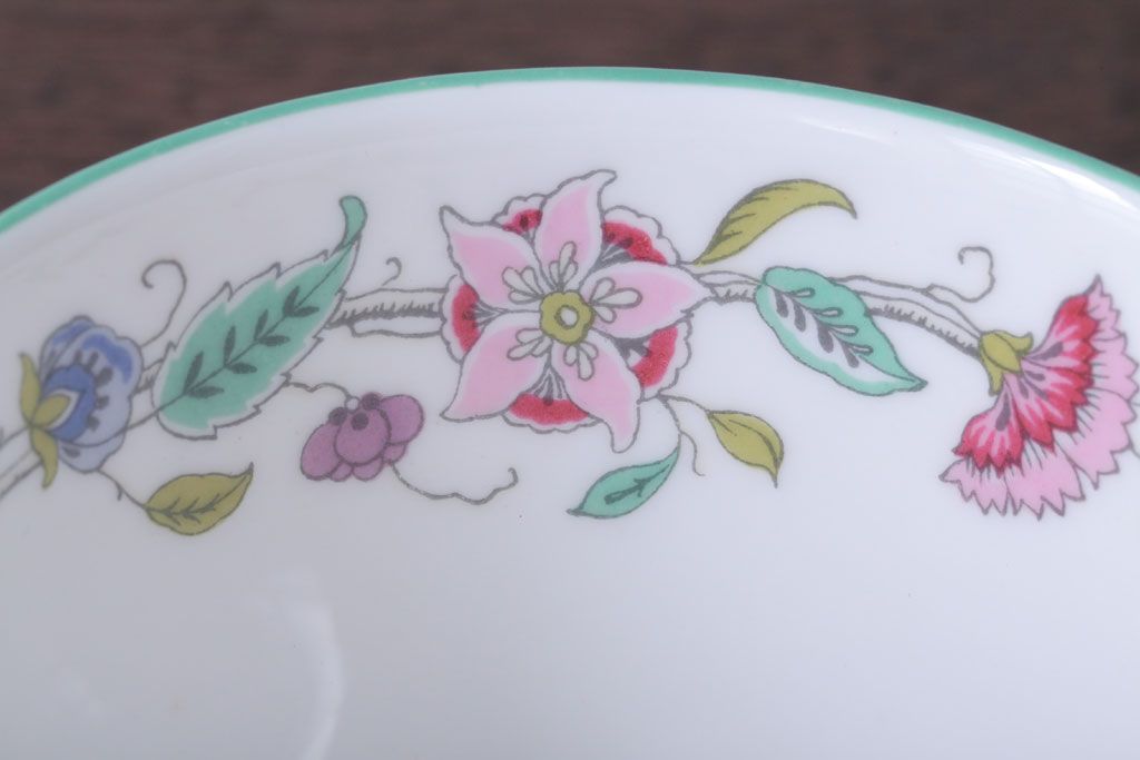 アンティーク雑貨　イギリスMINTON(ミントン)　Haddon Hall(ハドンホール)　カップ&ソーサー4客セット