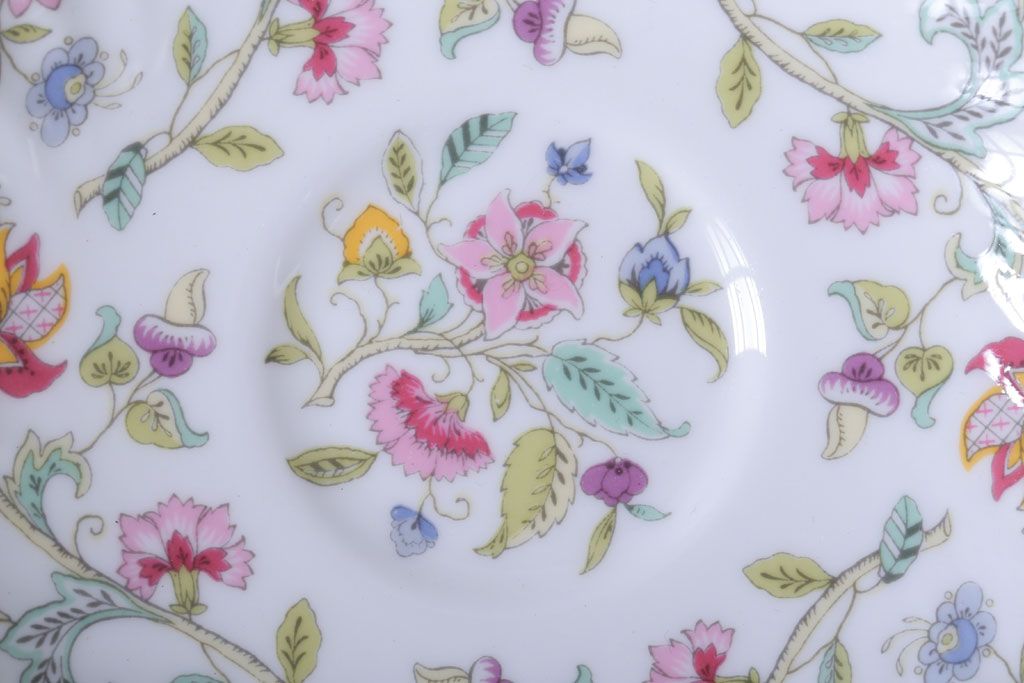アンティーク雑貨　イギリスMINTON(ミントン)　Haddon Hall(ハドンホール)　カップ&ソーサー4客セット