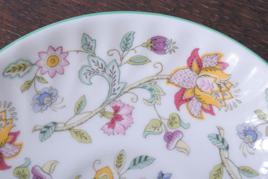 アンティーク雑貨　イギリスMINTON(ミントン)　Haddon Hall(ハドンホール)　カップ&ソーサー4客セット