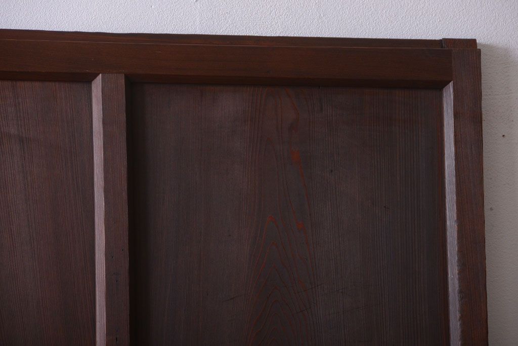アンティーク　総檜材!上品な古い木の板戸