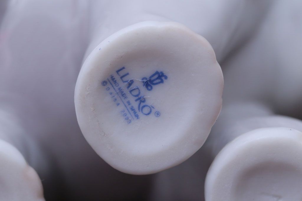 アンティーク雑貨 美品・リヤドロ(LLADRO)象の置物(幸運のゾウ アンティーク雑貨 美品・リヤドロ(LLADRO)象の置物(幸運のゾウ