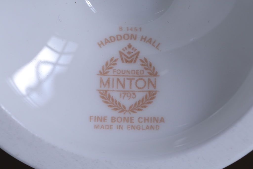 アンティーク雑貨　イギリスMINTON(ミントン)　Haddon Hall(ハドンホール)　タンブラー2客セット