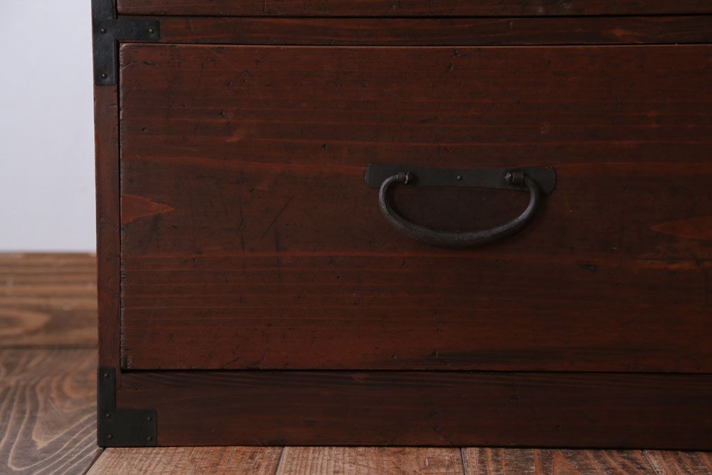 アンティーク家具　アンティーク　とてもシンプルな時代箪笥ローボード