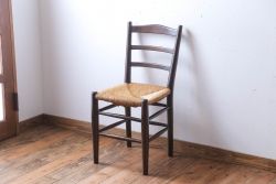 中古　松本民芸家具　ゴッホ型ラダーバックチェア
