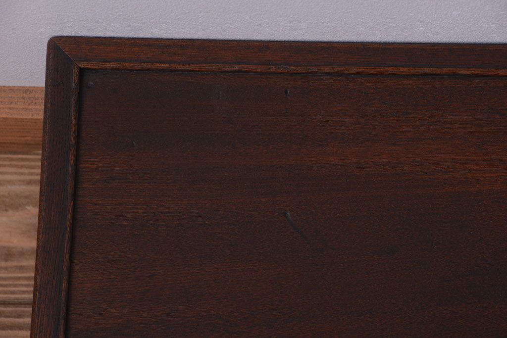 アンティーク家具　古民具・骨董　古い欅材の小さなアンティーク座卓(ちゃぶ台)