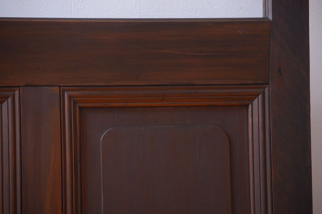 和製アンティーク　気泡ガラス入り!上質な古いドア