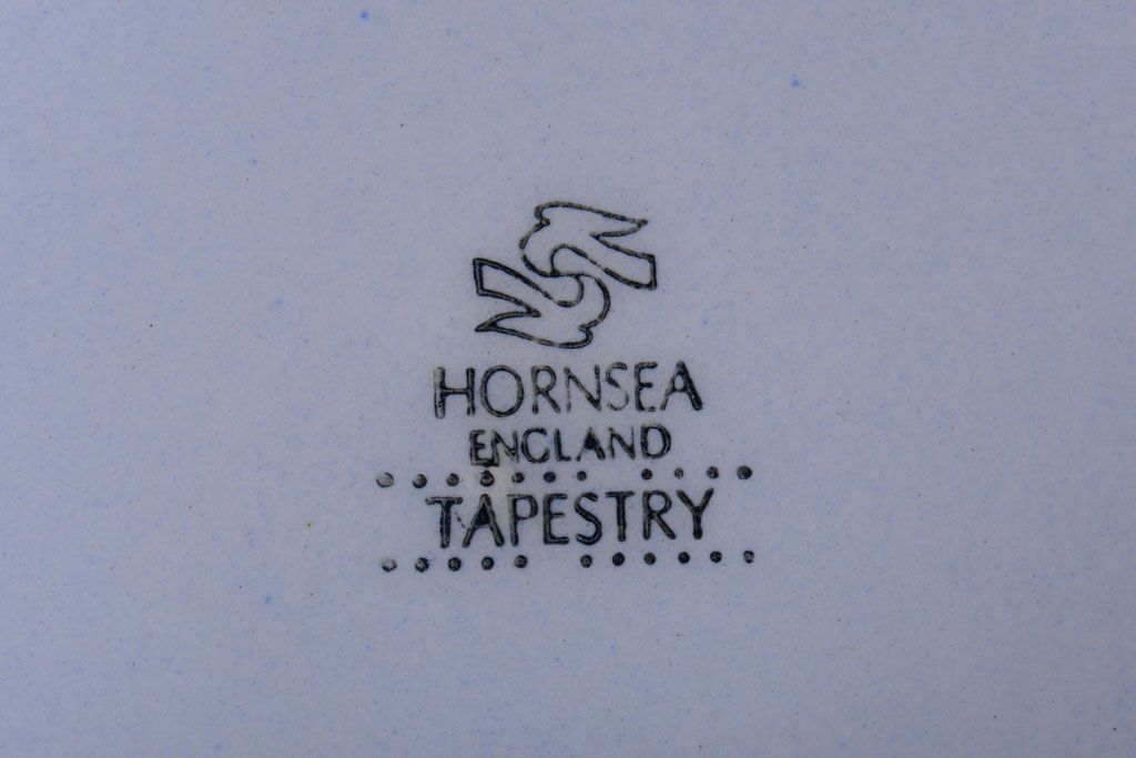 アンティーク雑貨　イギリスビンテージ　HORNSEA(ホーンジー)　Tapestry(タペストリー)シリーズ　カップ&ソーサー5客セット