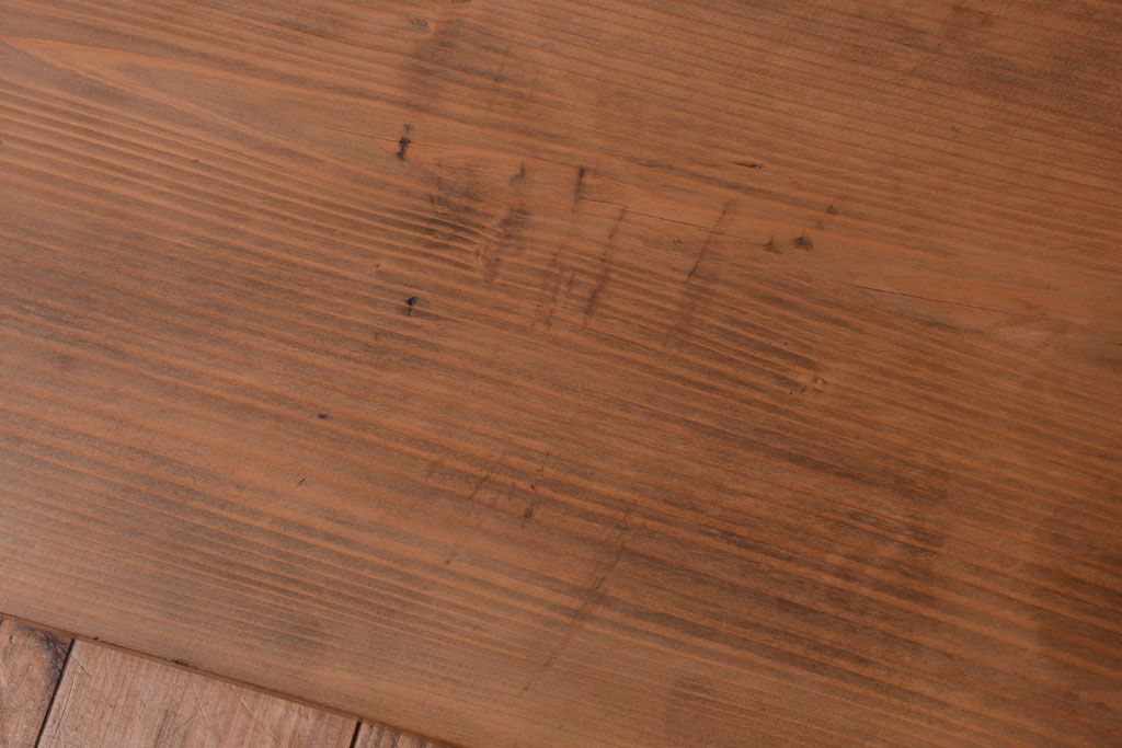 アンティーク家具　ジャンク品　引き出し付き!古い木味のアンティーク裁ち板