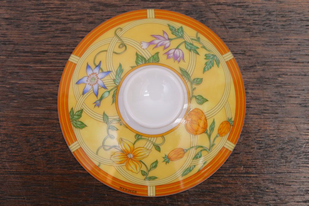 アンティーク雑貨　HERMES(エルメス)　茶碗　小皿セット(カップ)