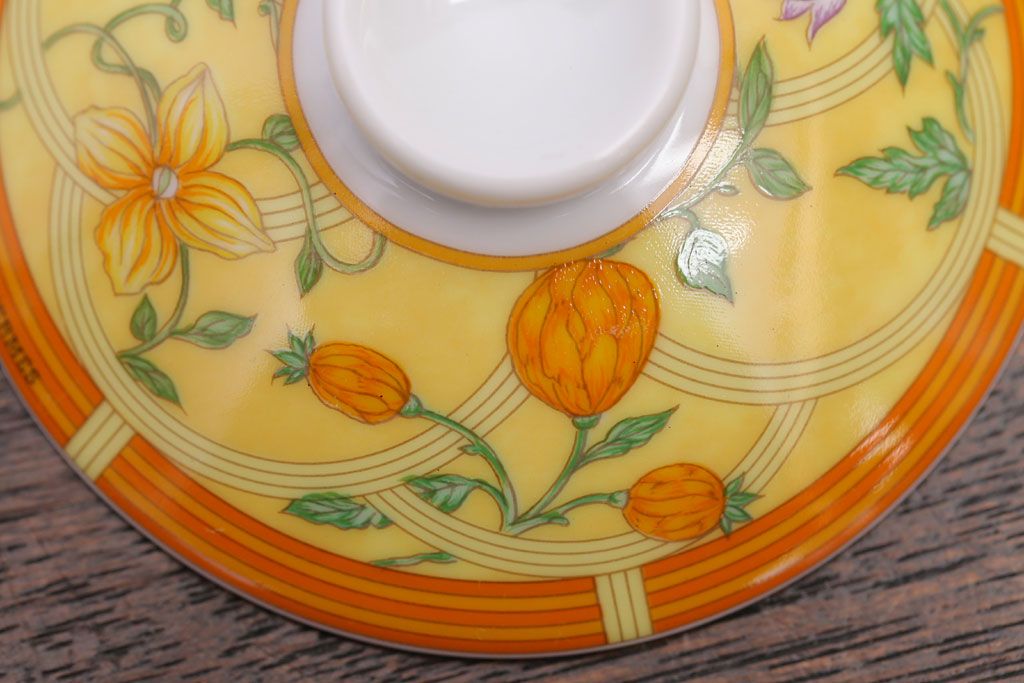 アンティーク雑貨　HERMES(エルメス)　茶碗　小皿セット(カップ)