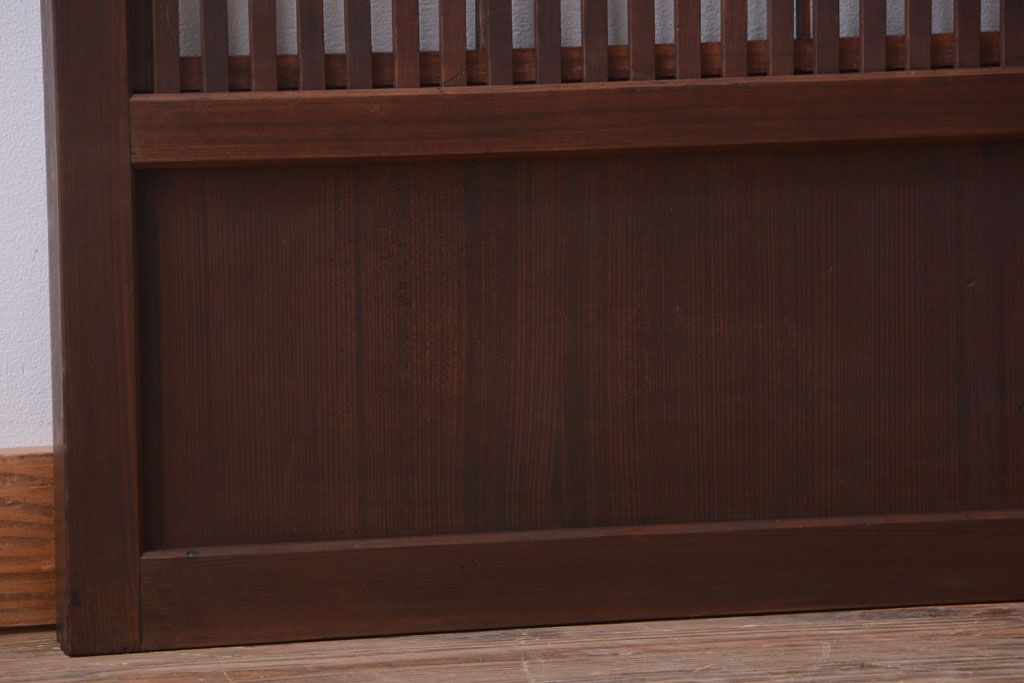 アンティーク　裏障子付き!和モダンな格子戸