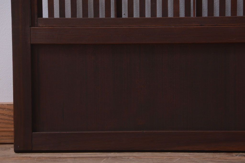 アンティーク　裏障子付き!和モダンな格子戸
