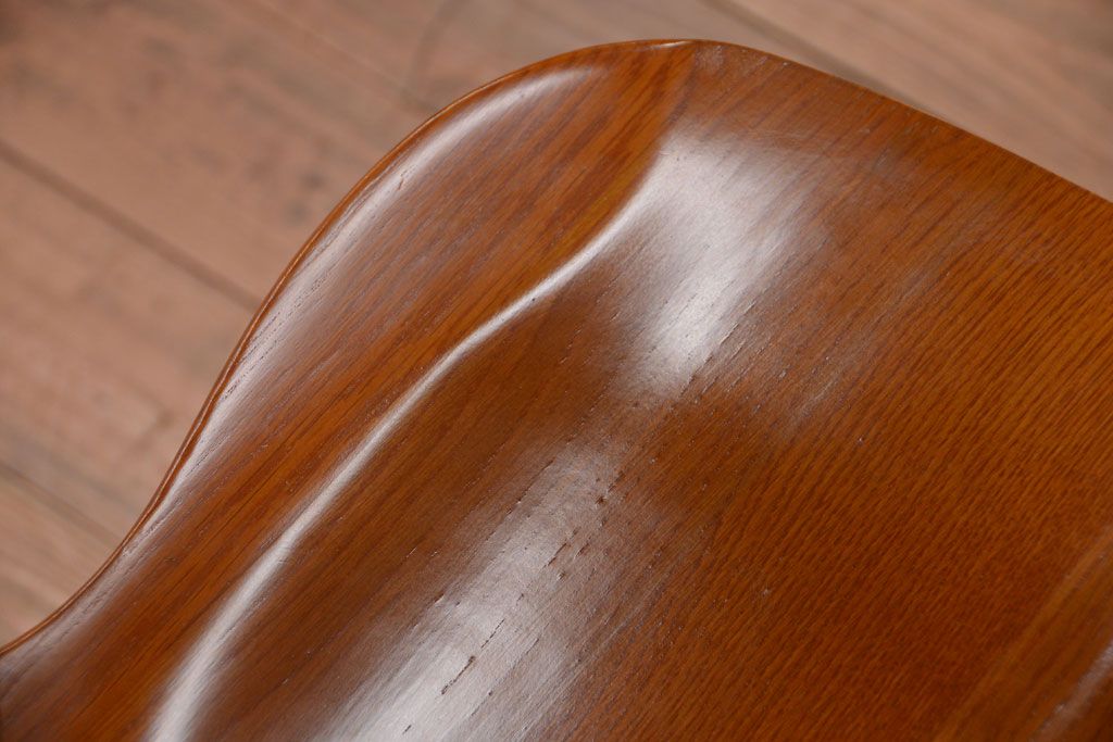中古　柏木工　ナラ材のダイニングチェア(2)