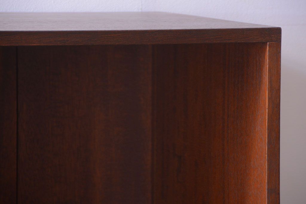 アンティーク家具　和製アンティーク　特大!古い木の重厚なマス目棚(収納棚、飾り棚)