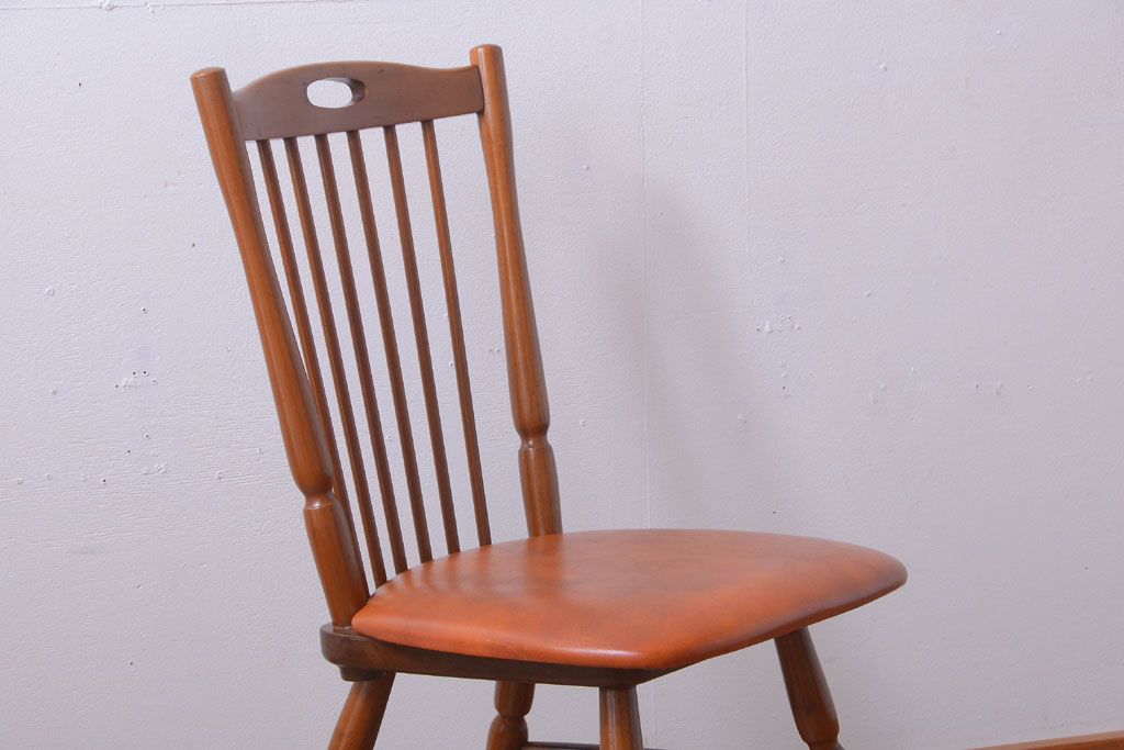 ヴィンテージ家具　ビンテージ　MATSUDA　レトロなウィンザーチェア(1)(ウインザーチェア)