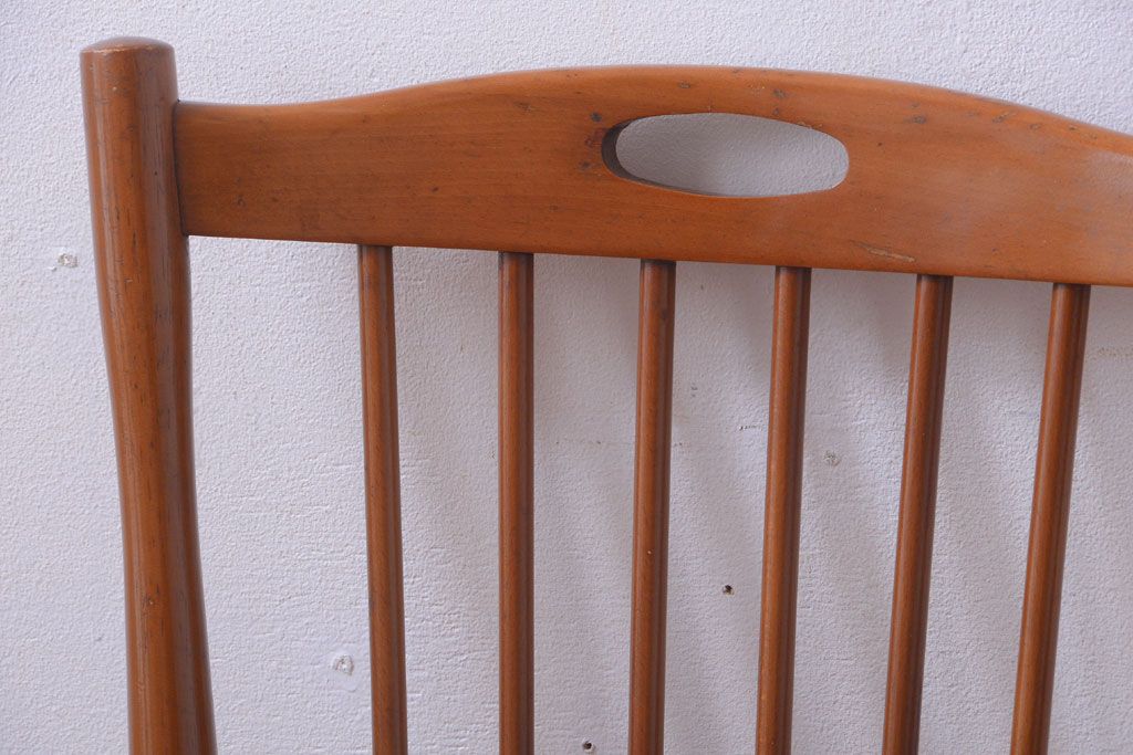 ヴィンテージ家具　ビンテージ　MATSUDA　レトロなウィンザーチェア(1)(ウインザーチェア)