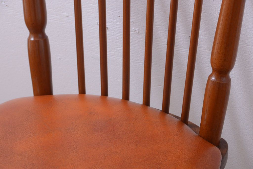 ヴィンテージ家具　ビンテージ　MATSUDA　レトロなウィンザーチェア(1)(ウインザーチェア)